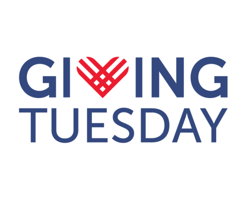 graphic of giving tuesday with heart